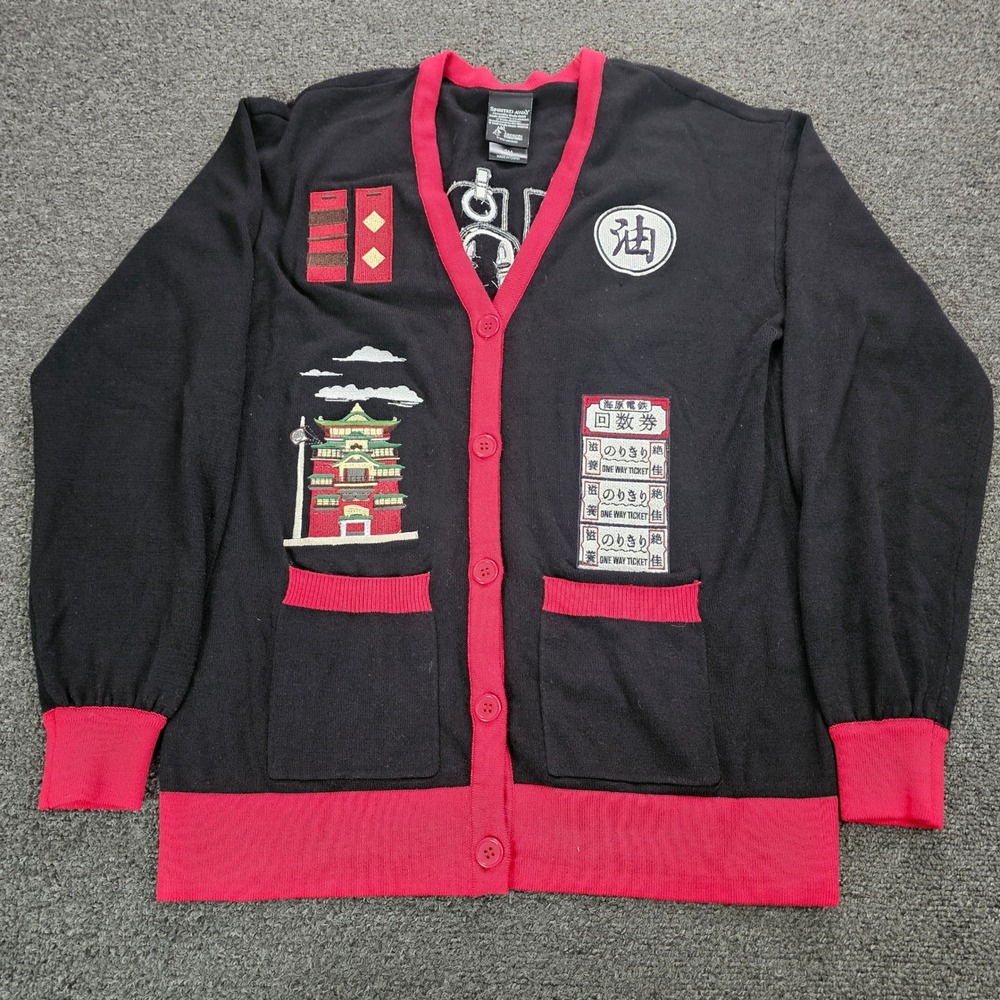 Spirited Away Studio Ghibli Womens Small‎ Medium Cardigan Sweater Her Universe